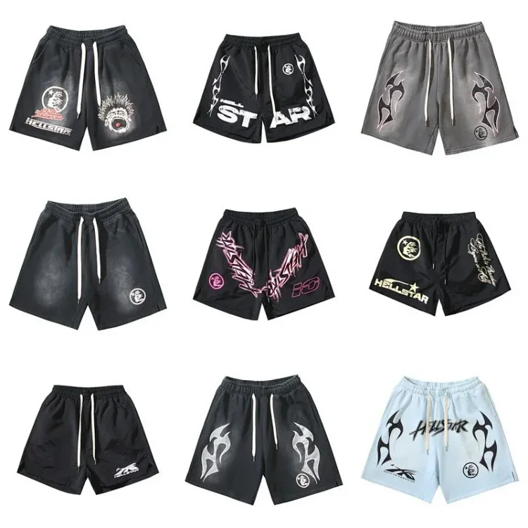 New Hell Star Streetwear Casual Sports 5-Inch Shorts