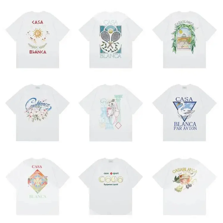 Casablanca Streetwear Print T-Shirt