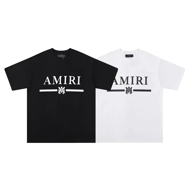 AMIRI Letter Print Cotton T-Shirt