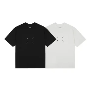 Maison Margiela Embroidered Loose Fit Cotton T-Shirt