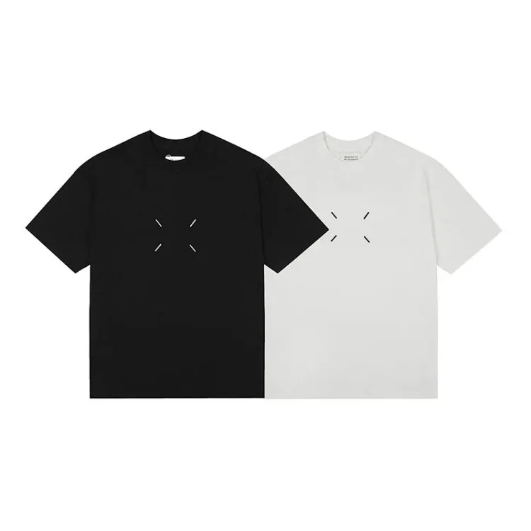 Maison Margiela Embroidered Loose Fit Cotton T-Shirt
