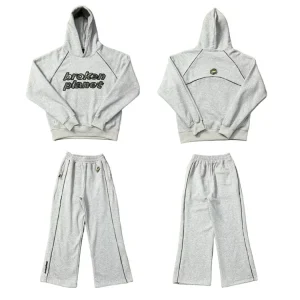 Broken Planet Puff Print Camo Hoodie Set