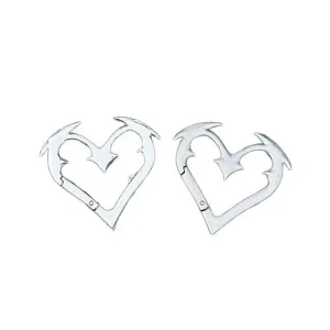 Original New Heavyweight Heart Geometric Keychain