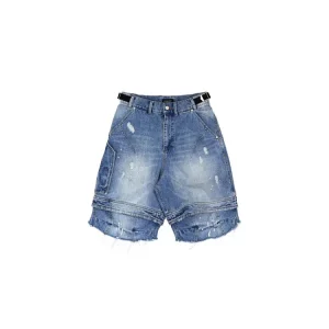 Far Archive Splash Ripped 5-Inch Cargo Shorts