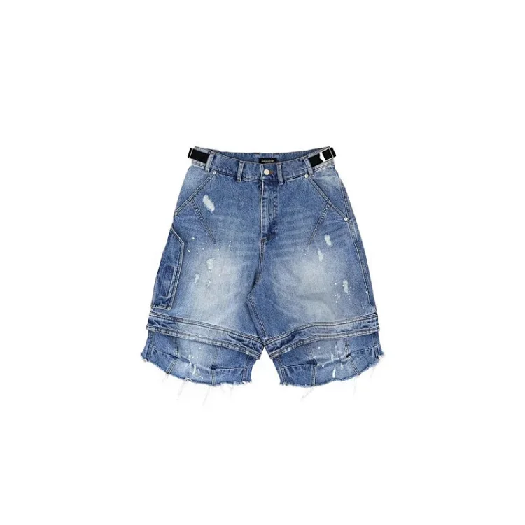 Far Archive Splash Ripped 5-Inch Cargo Shorts