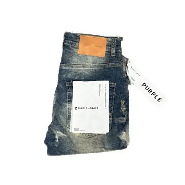 Streetwear PU Niche Ripped Slim Pants