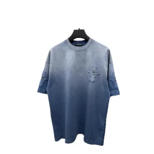 Chrome Hearts Patch Embroidered Couple Short Sleeve T-Shirt