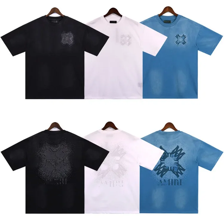 AMIRI Crystal Embellished Print T-Shirt