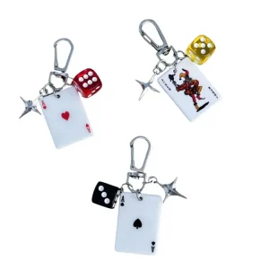 Original Playing Card Style Bag Charm