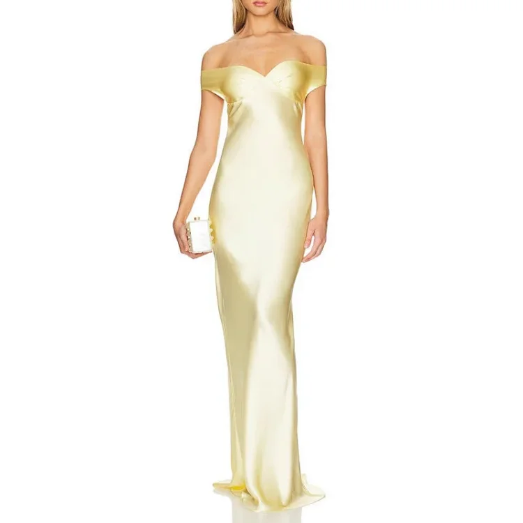 Premium Satin Mermaid Maxi Dress