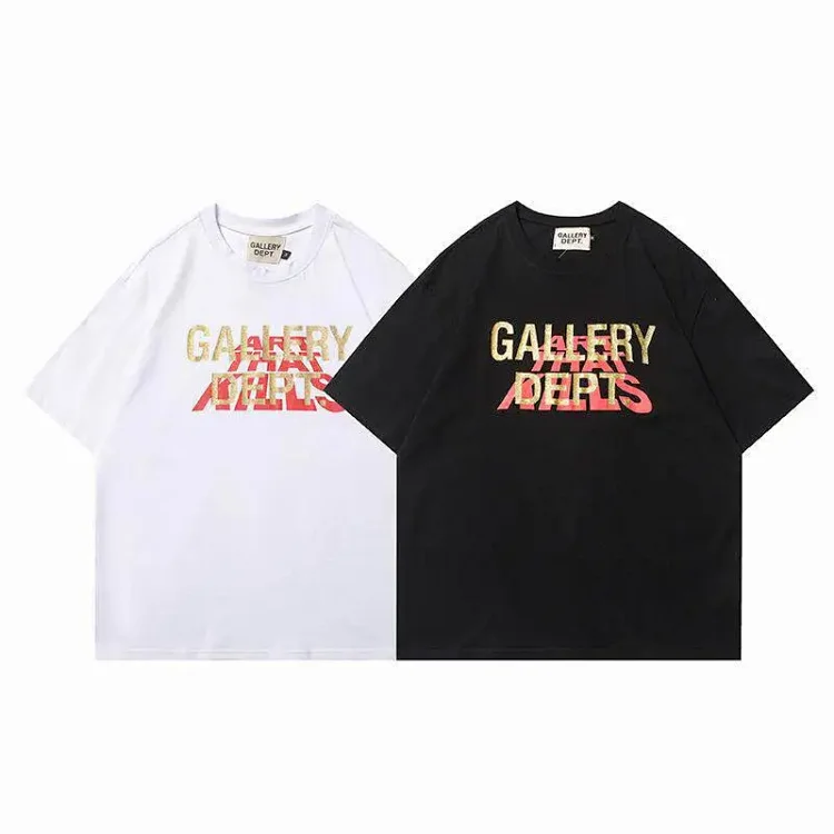 New GALLERY DEPT Hot Foil Letter T-Shirt