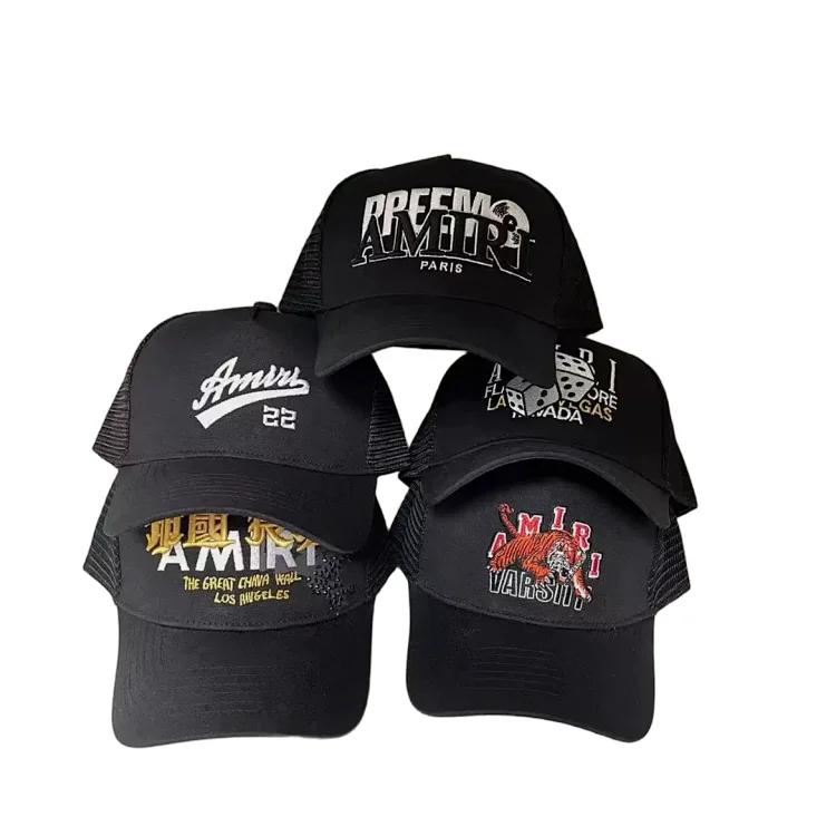 AMIRI Letter Pattern Embroidered Baseball Cap