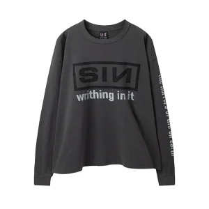 SAINT MICHAEL Double-Sided SIN Graphic T-Shirt