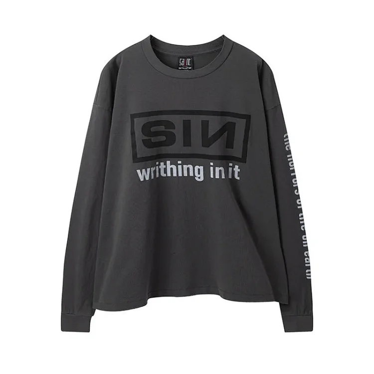 SAINT MICHAEL Double-Sided SIN Graphic T-Shirt