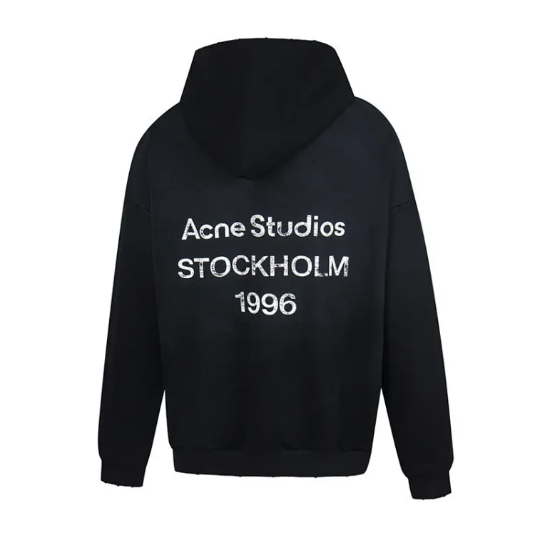 AC Streetwear Minimalist Classic Letter Hoodie