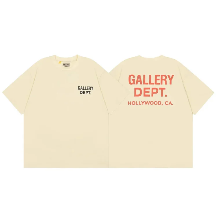 Streetwear Gallery Dept. Letter Print T-Shirt