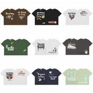 Niche Puff Print Planet T-Shirt