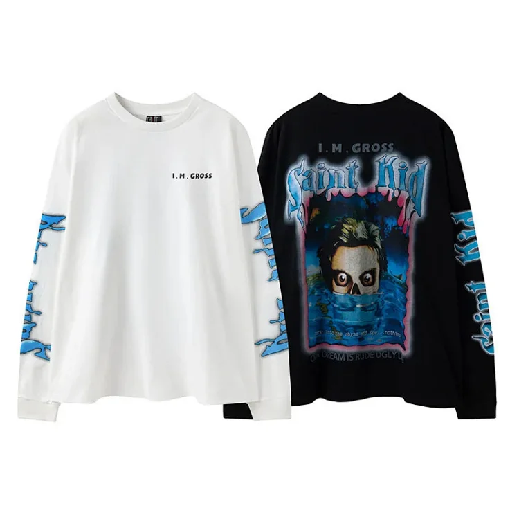SAINT MICHAEL Print Collaboration Long Sleeve T-Shirt