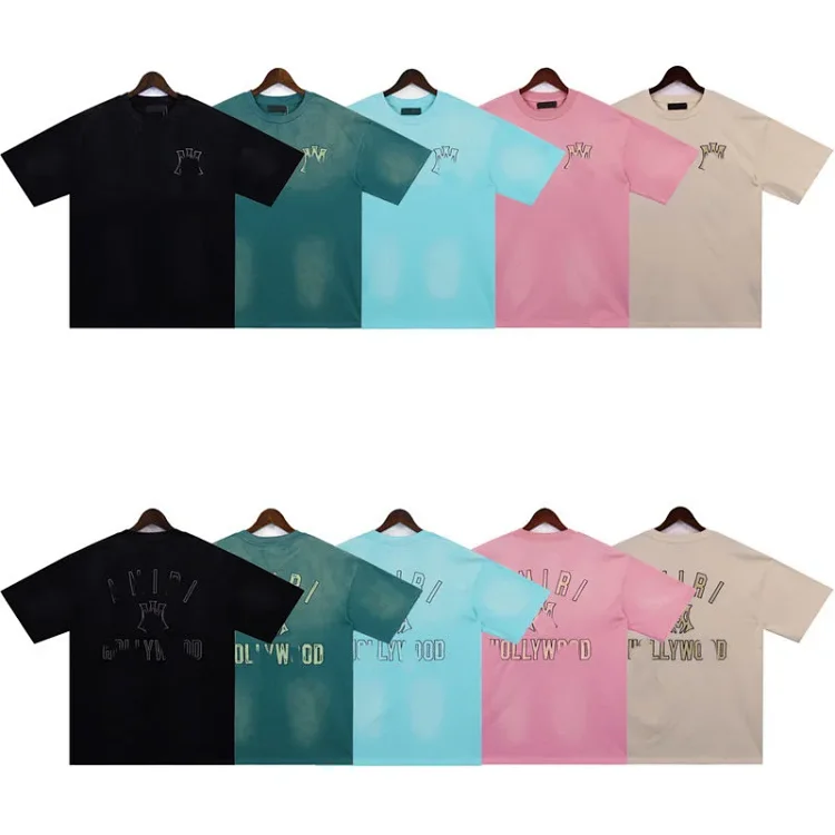 AMIRI Washed Applique Casual T-Shirt
