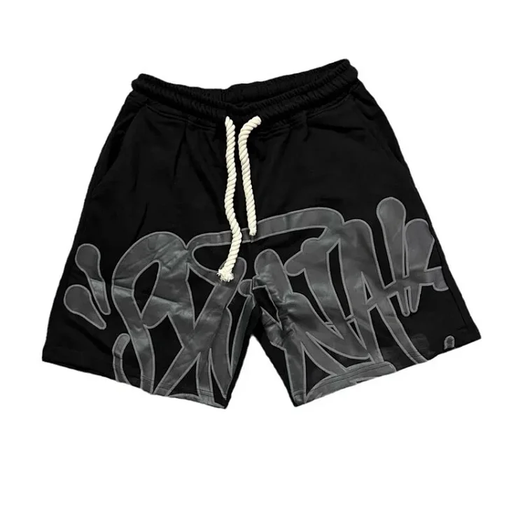 Synaworld Letter Print Shorts