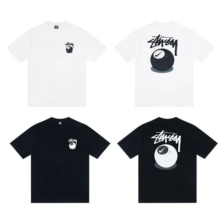 2026 New Stüssy Figure Print T-Shirt Style 2