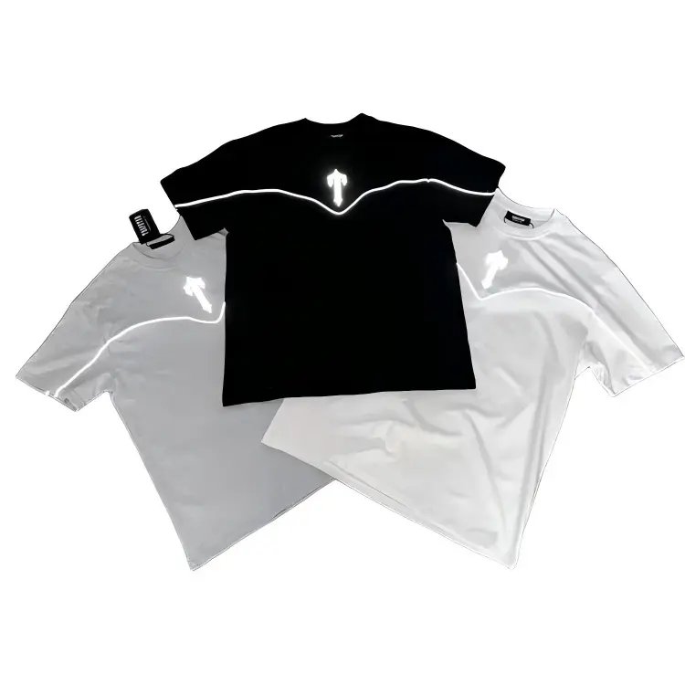 Trapstar Hip Hop 3M Reflective Print T-Shirt
