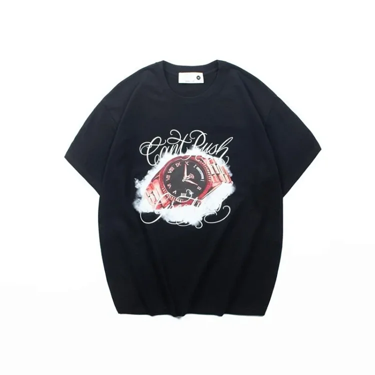 American Drill Style Syna x Central Gold Watch Print T-Shirt