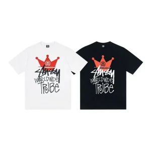 2026 New Stüssy Figure Print T-Shirt Style 4