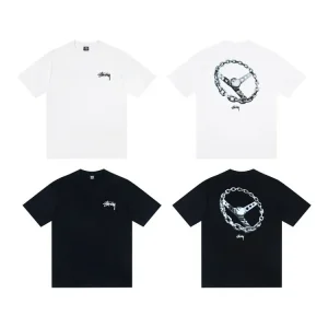 2026 New Stüssy Figure Print T-Shirt Style 5