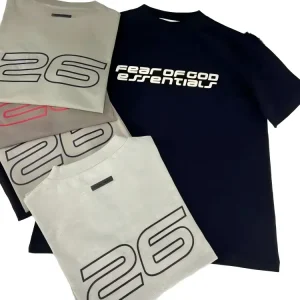 2026 New FOG High Neck Line Letter T-Shirt