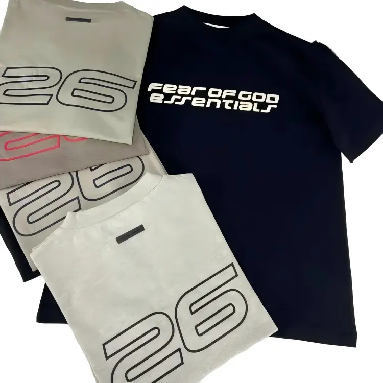 2026 New FOG High Neck Line Letter T-Shirt