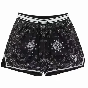 Streetwear Paisley Quick-Dry Mesh 4-Inch Shorts