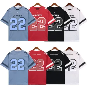 AMIRI American Basketball #22 Sports Short Sleeve T-Shirt
