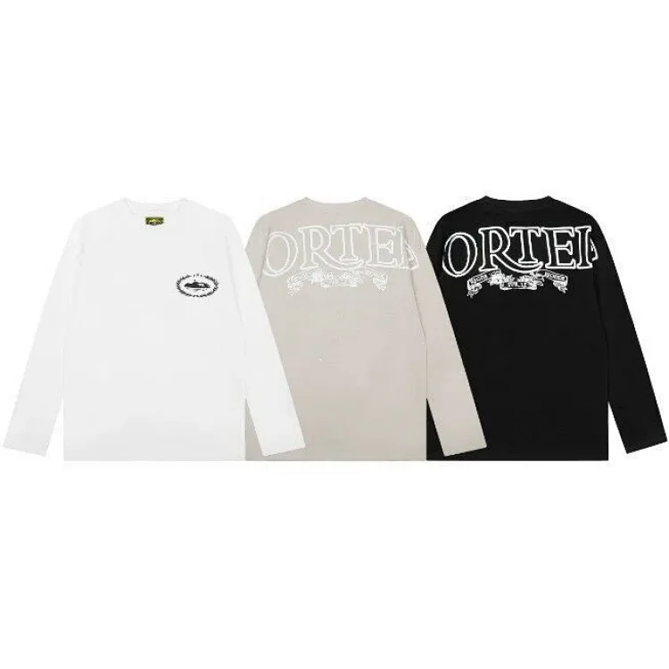 CORTEIZ Classic Letter Print Long Sleeve T-Shirt