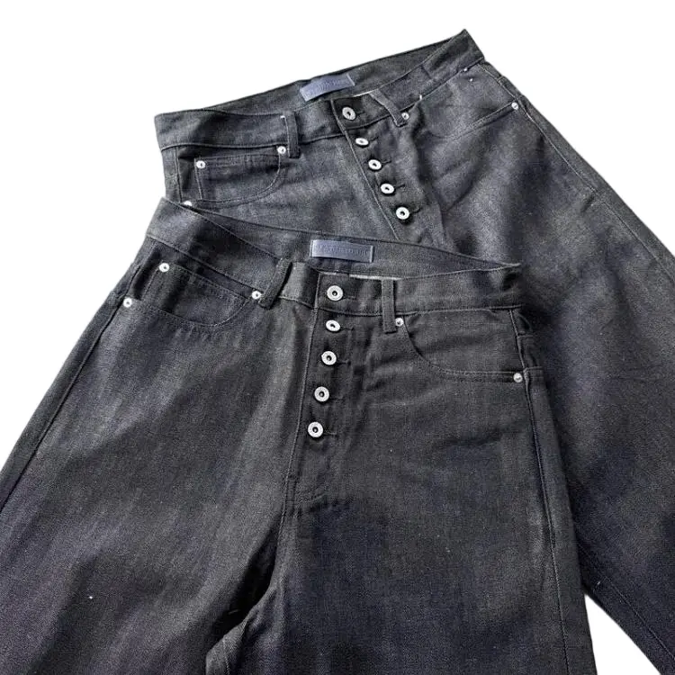 No Faith Studios Baggy Japanese Raw Denim Jeans