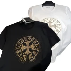Chrome Hearts Rhinestone Rivet T-Shirt