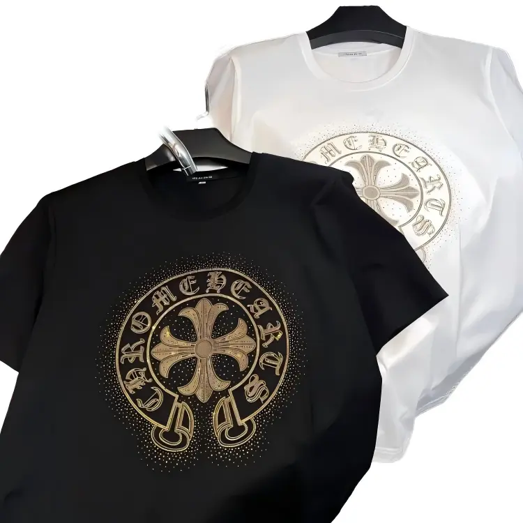 Chrome Hearts Rhinestone Rivet T-Shirt