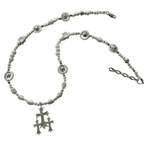 Dark Style Cross Pendant Choker Necklace