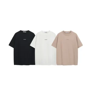 AC Classic Embroidered Logo Small Label Short Sleeve T-Shirt