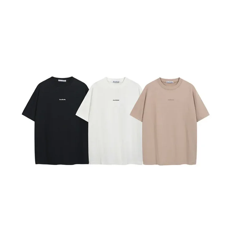 AC Classic Embroidered Logo Small Label Short Sleeve T-Shirt
