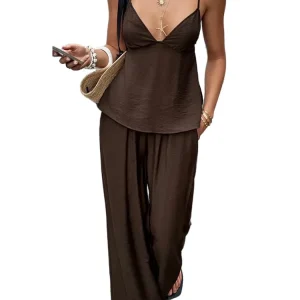 European Resort Cami Top & Pants Set