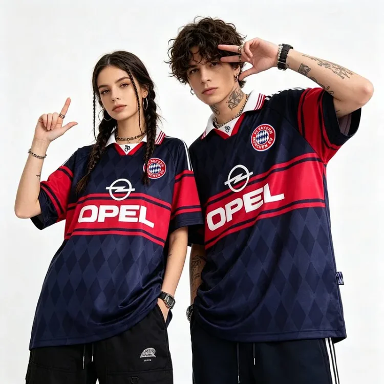 Bayern Munich Vintage Classic Bundesliga Soccer Jersey