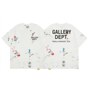 High Quality Gallery Dept. Splash Letter T-Shirt