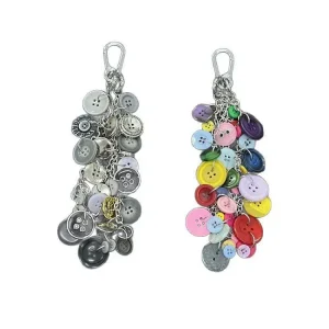 Original Colorful Button Pendant