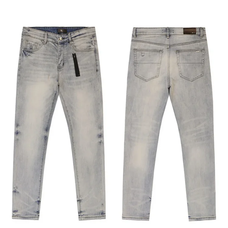 High Street amri Distressed Split Hem Vintage Jeans