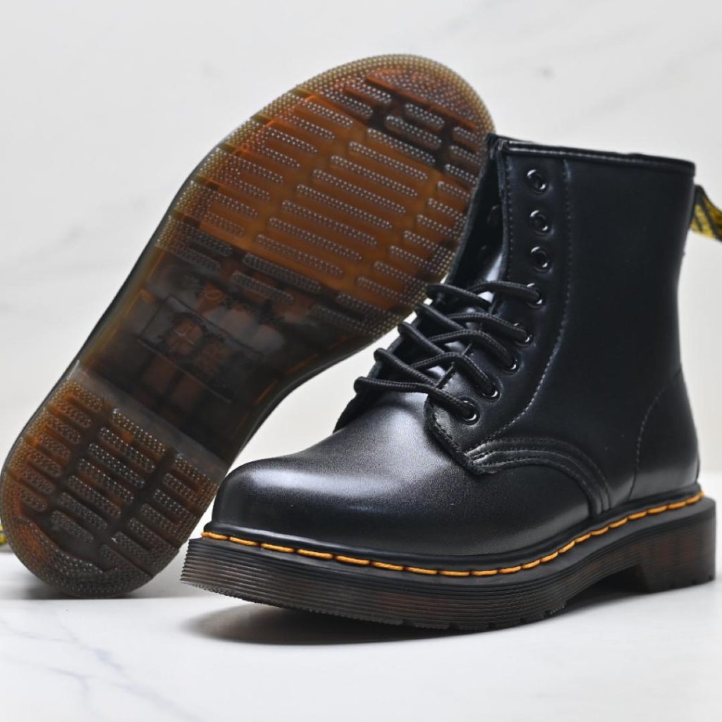 Dr. Martens Fleece-Lined High-Top British Boots