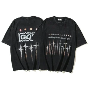 Kanye Style SAINT Rock Band Vintage T-Shirt