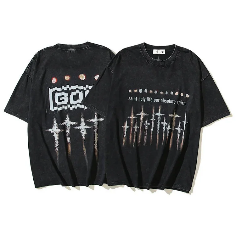 Kanye Style SAINT Rock Band Vintage T-Shirt
