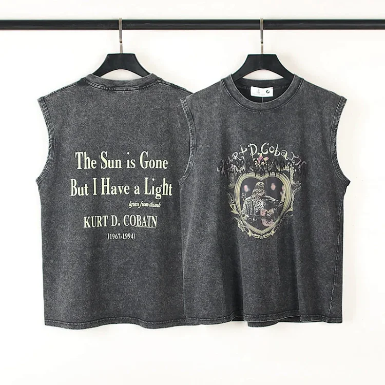 Vintage Cobain Heart Tank Top