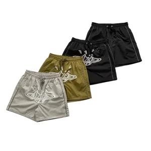 Broken Planet Puff Print Quick-Dry Shorts